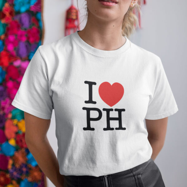 I Love Philippines Typography T-shirt - Image 4