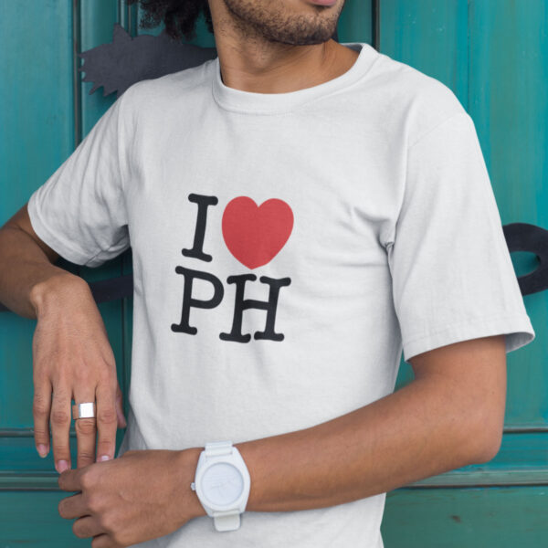 I Love Philippines Typography T-shirt - Image 3